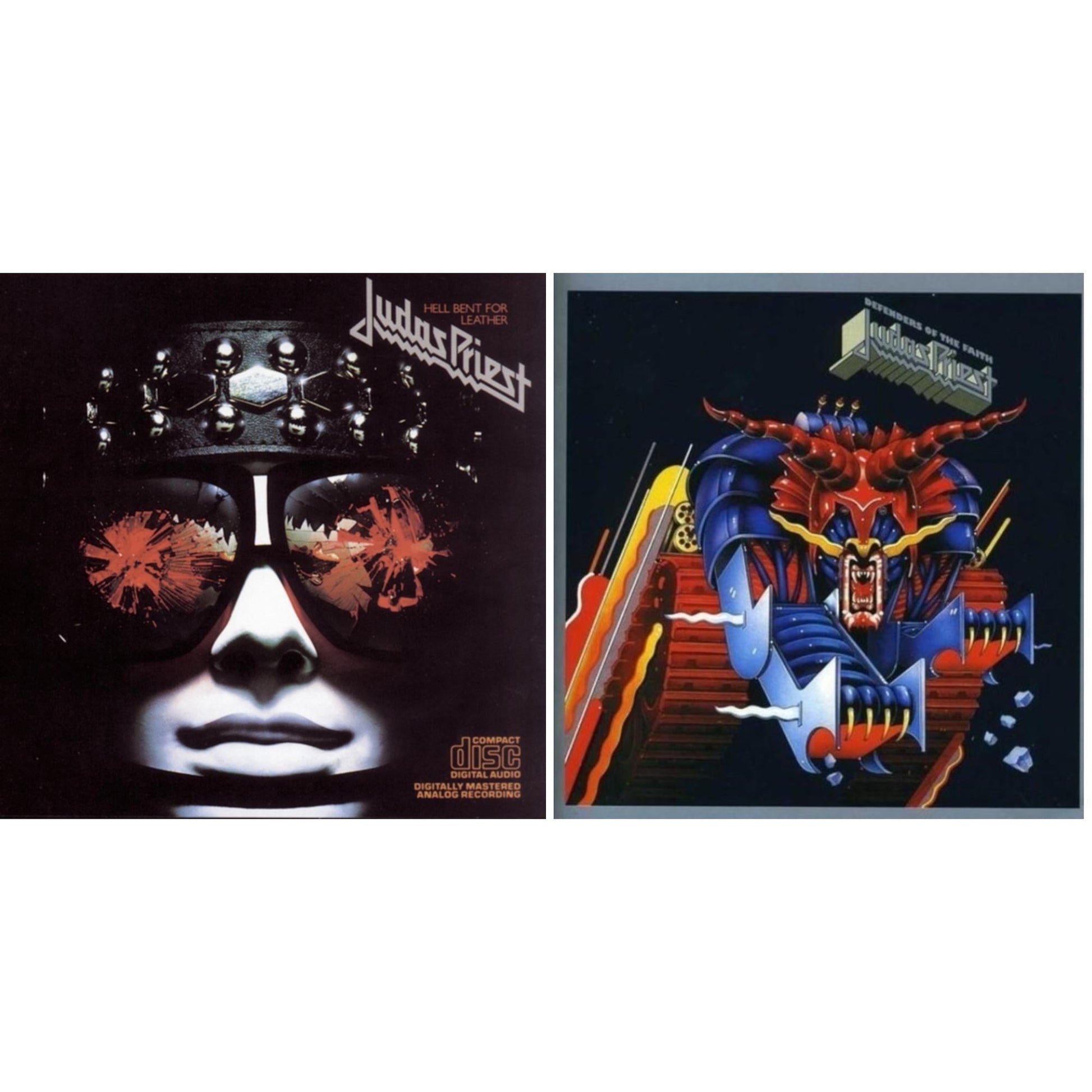 Judas Priest - Defenders Of The Faith & Hell Bent For Leather - CD Bundle
