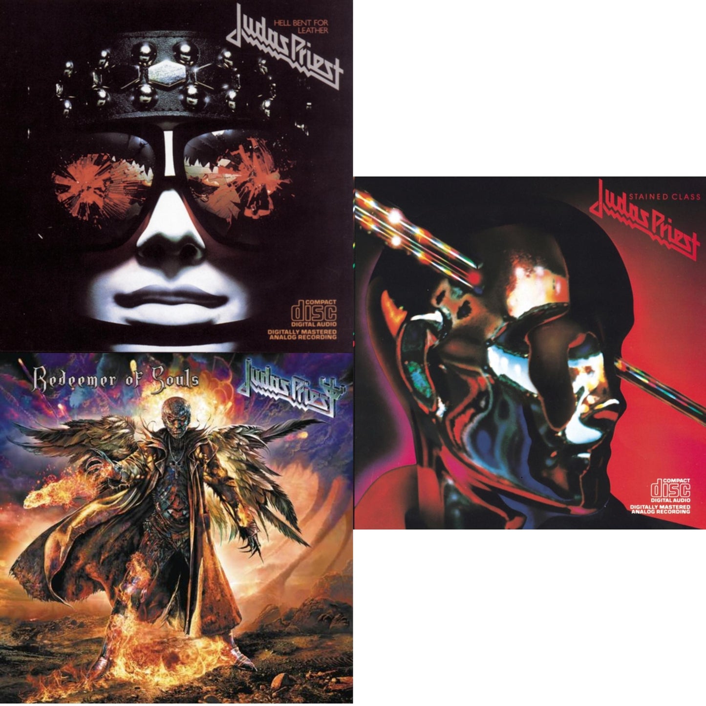 Judas Priest - Stained Class & Hell Bent For Leather & Redeemer Of Souls - CD Bundle