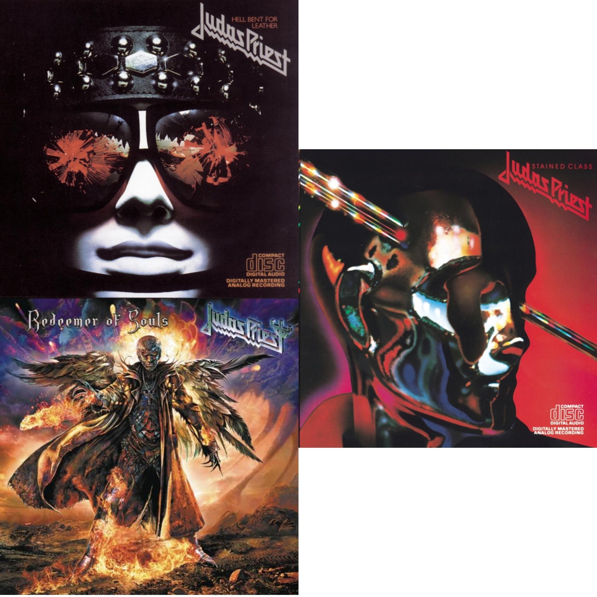 Judas Priest - Stained Class & Hell Bent For Leather & Redeemer Of Souls - CD Bundle