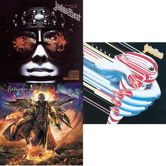 Judas Priest - Turbo & Hell Bent For Leather & Redeemer Of Souls - CD Bundle