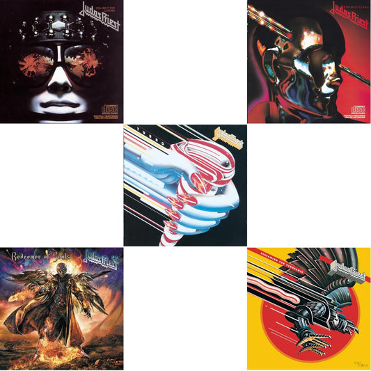 Judas Priest - Stained Class & Turbo & Hell Bent For Leather & Screaming For Vengeance & Redeemer Of Souls - CD Bundle