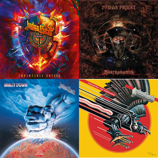 Judas Priest - Invincible Shield & Nostradamus & Ram It Down & Screaming For Vengeance - CD Bundle