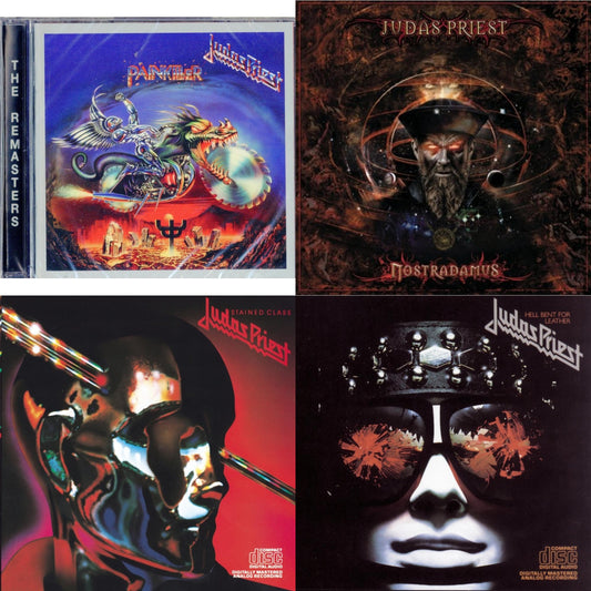 Judas Priest - Painkiller & Nostradamus & Stained Class & Hell Bent For Leather - CD Bundle