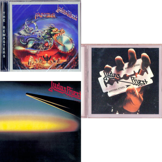 Judas Priest - British Steel & Painkiller & Point Of Entry - CD Bundle