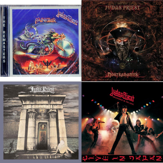 Judas Priest - Painkiller & Nostradamus & Sin After Sin & Unleashed In The East - CD Bundle