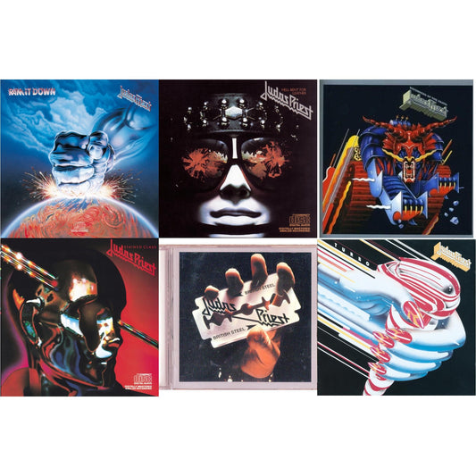 Judas Priest - Defenders Of The Faith & British Steel & Ram It Down & Stained Class & Turbo & Hell Bent For Leather - CD Bundle