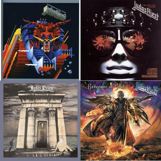 Judas Priest - Defenders Of The Faith & Hell Bent For Leather & Sin After Sin & Redeemer Of Souls - CD Bundle