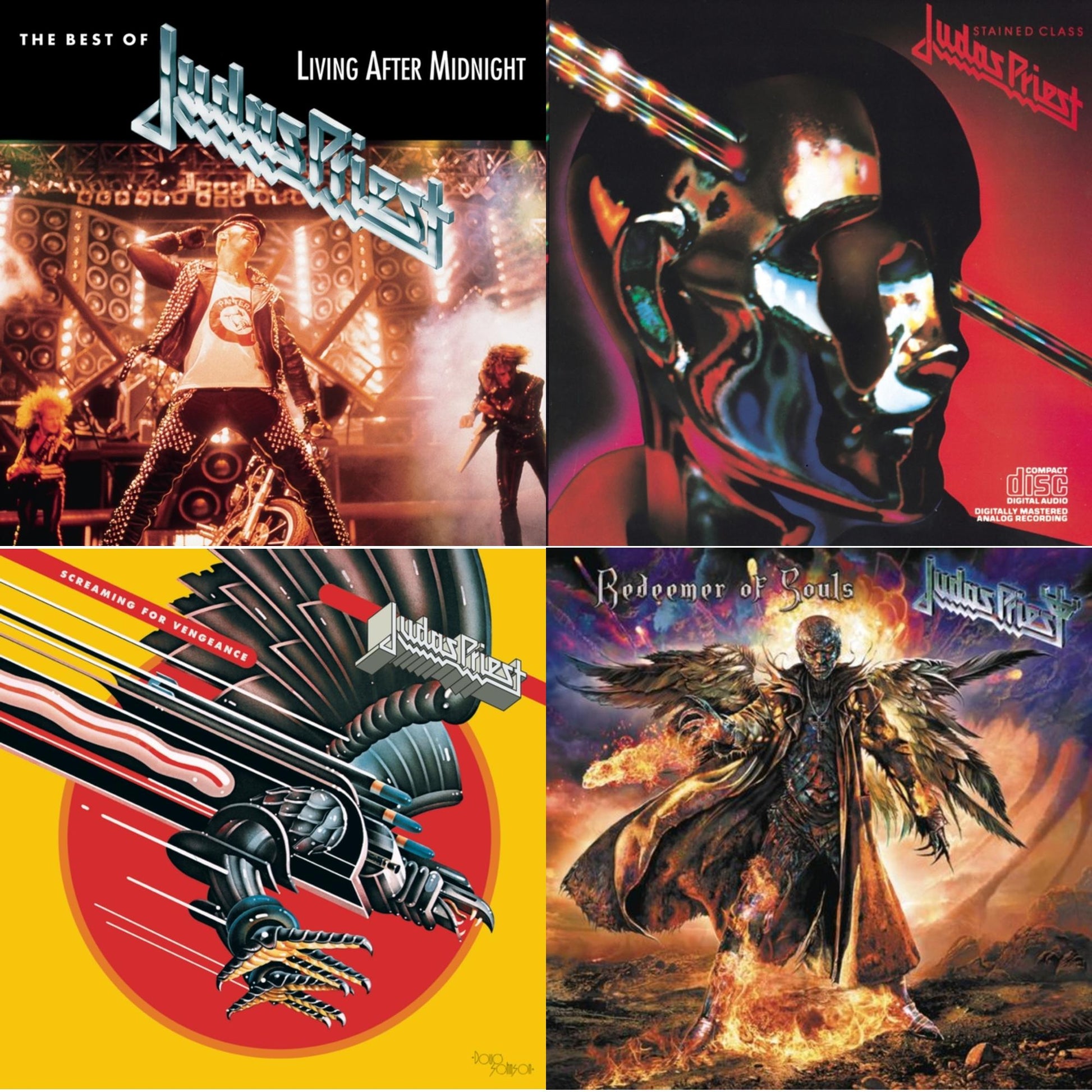 Judas Priest - Best Of Judas Priest: Living After Midnight & Stained Class & Screaming For Vengeance & Redeemer Of Souls - CD Bundle