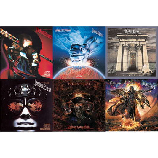Judas Priest - Nostradamus & Ram It Down & Stained Class & Hell Bent For Leather & Sin After Sin & Redeemer Of Souls - CD Bundle
