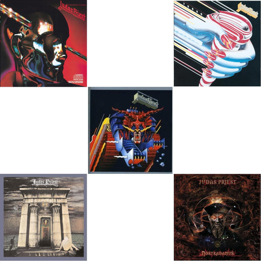Judas Priest - Defenders Of The Faith & Nostradamus & Stained Class & Turbo & Sin After Sin - CD Bundle