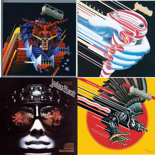 Judas Priest - Defenders Of The Faith & Turbo & Hell Bent For Leather & Screaming For Vengeance - CD Bundle
