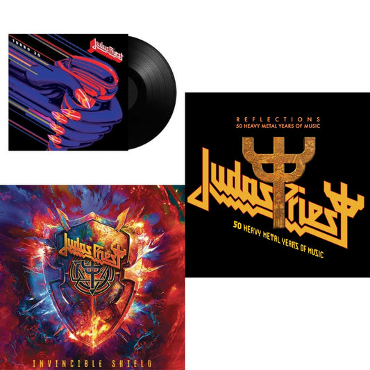 Judas Priest - Reflections - 50 Heavy Metal Years Of Music (2LP/180G/Red Vinyl) & Invincible Shield (2LP) & Turbo 30 (150G)