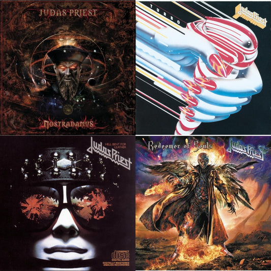 Judas Priest - Nostradamus & Turbo & Hell Bent For Leather & Redeemer Of Souls - CD Bundle