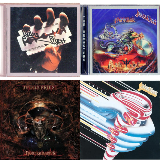 Judas Priest - British Steel & Painkiller & Nostradamus & Turbo - CD Bundle