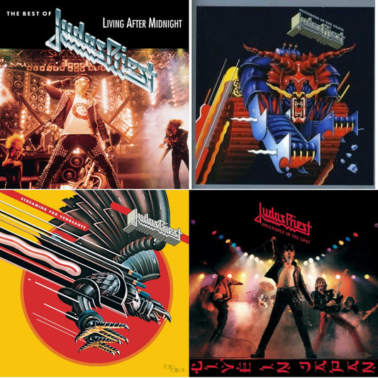 Judas Priest - Best Of Judas Priest: Living After Midnight & Defenders Of The Faith & Screaming For Vengeance & Unleashed In The East - CD Bundle