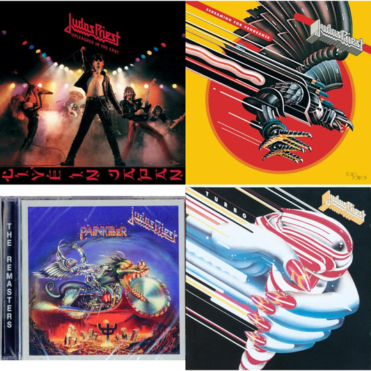 Judas Priest - Painkiller & Turbo & Screaming For Vengeance & Unleashed In The East - CD Bundle