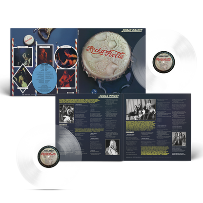 Judas Priest - Rocka Rolla 50th Anniversary Glass Clear Vinyl Record