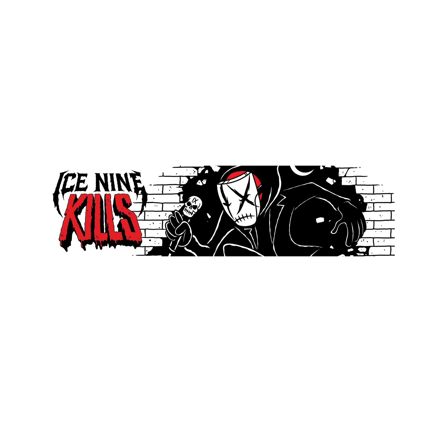 Ice Nine Kills "Cartoon" Magnetic Grill Pluginz Keychains