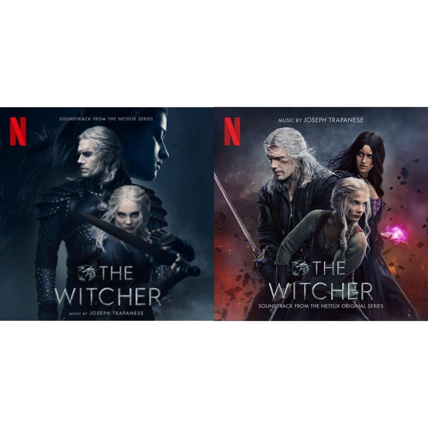 Joseph Trapanese - Witcher: Season 2 Ost (2LP/150G/Translucent Red & Black Marble) & Witcher: Season 3 Ost (Netflix Original Series)