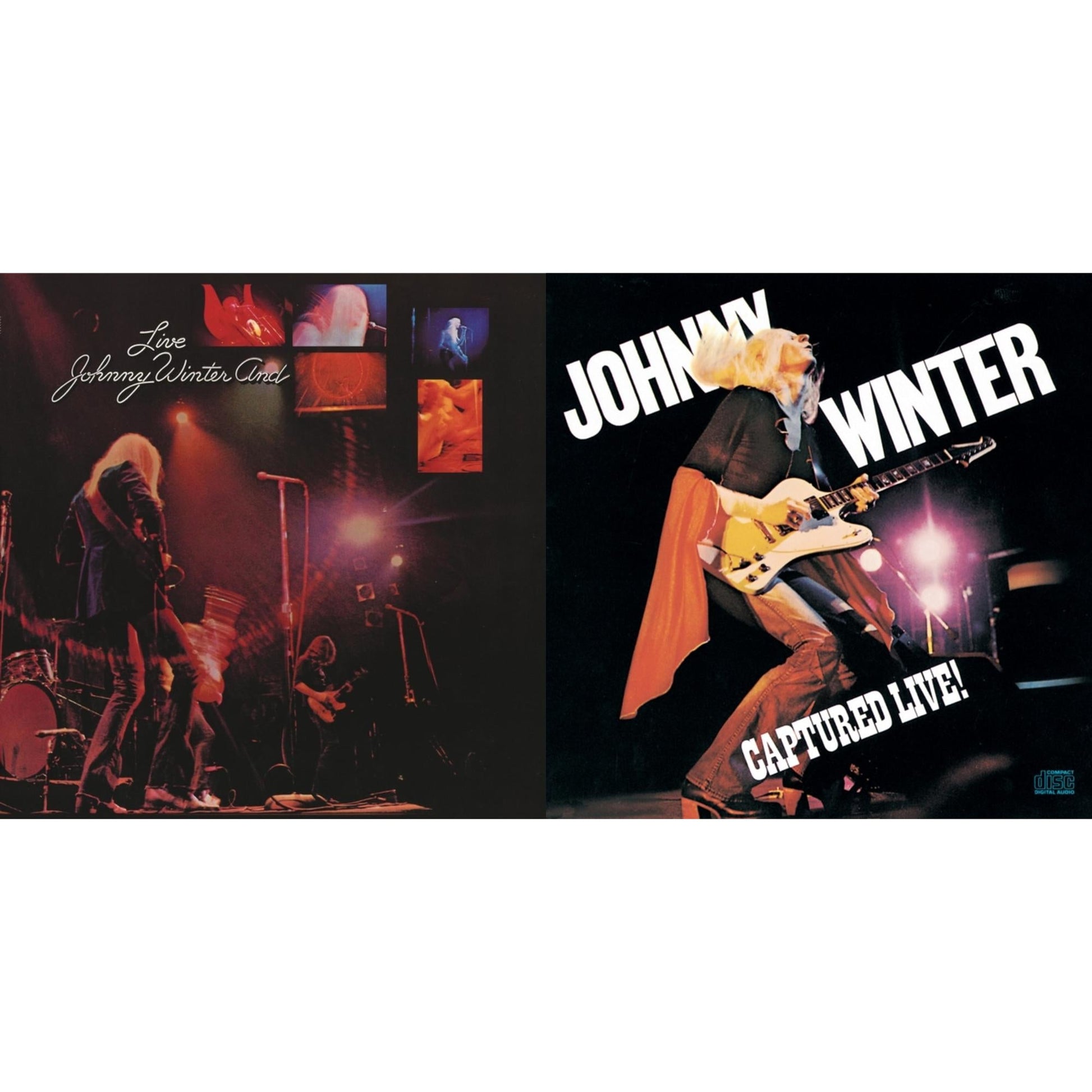 Johnny Winter - Live & Captured Live - CD Bundle