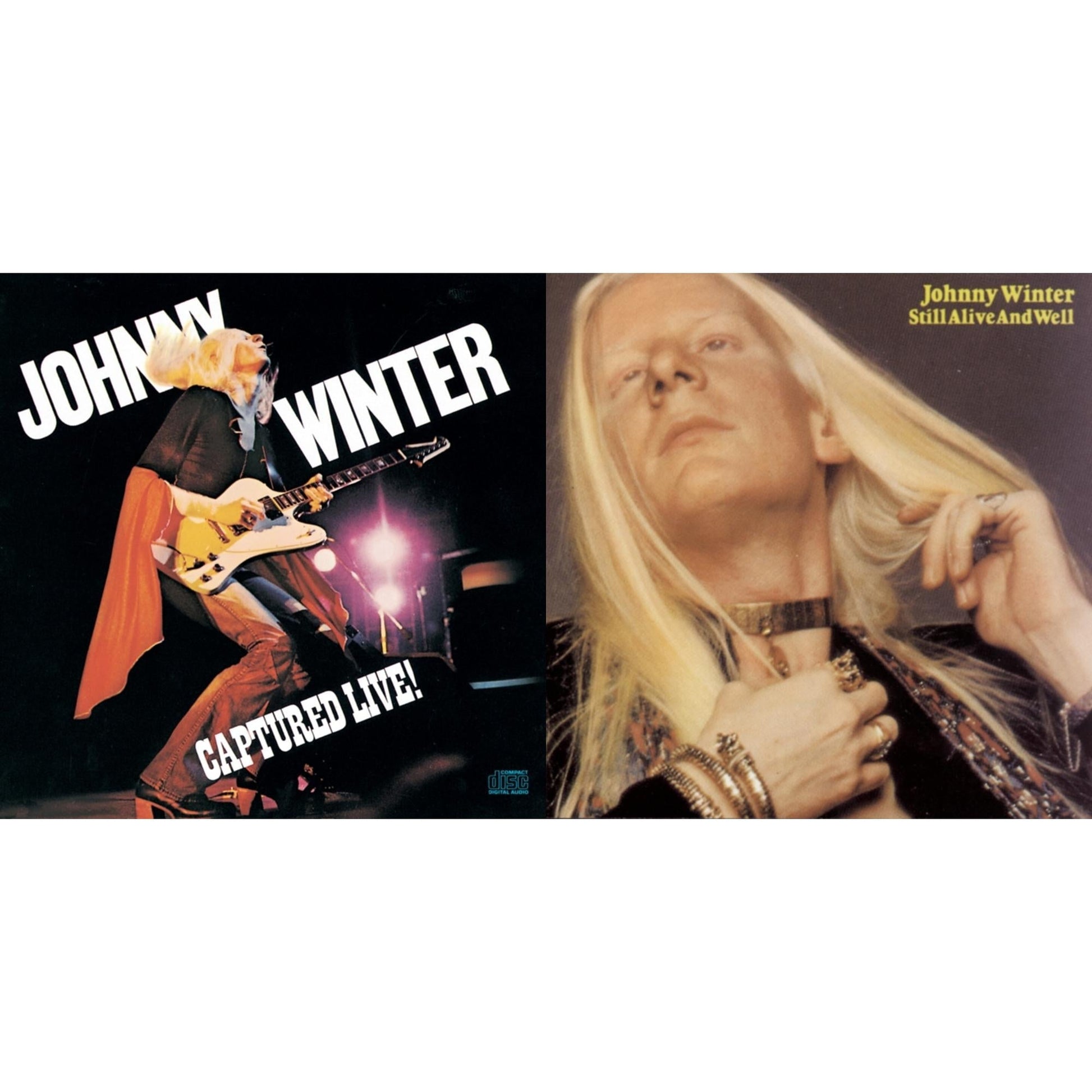 Johnny Winter - Captured Live & Still Alive & Well - CD Bundle