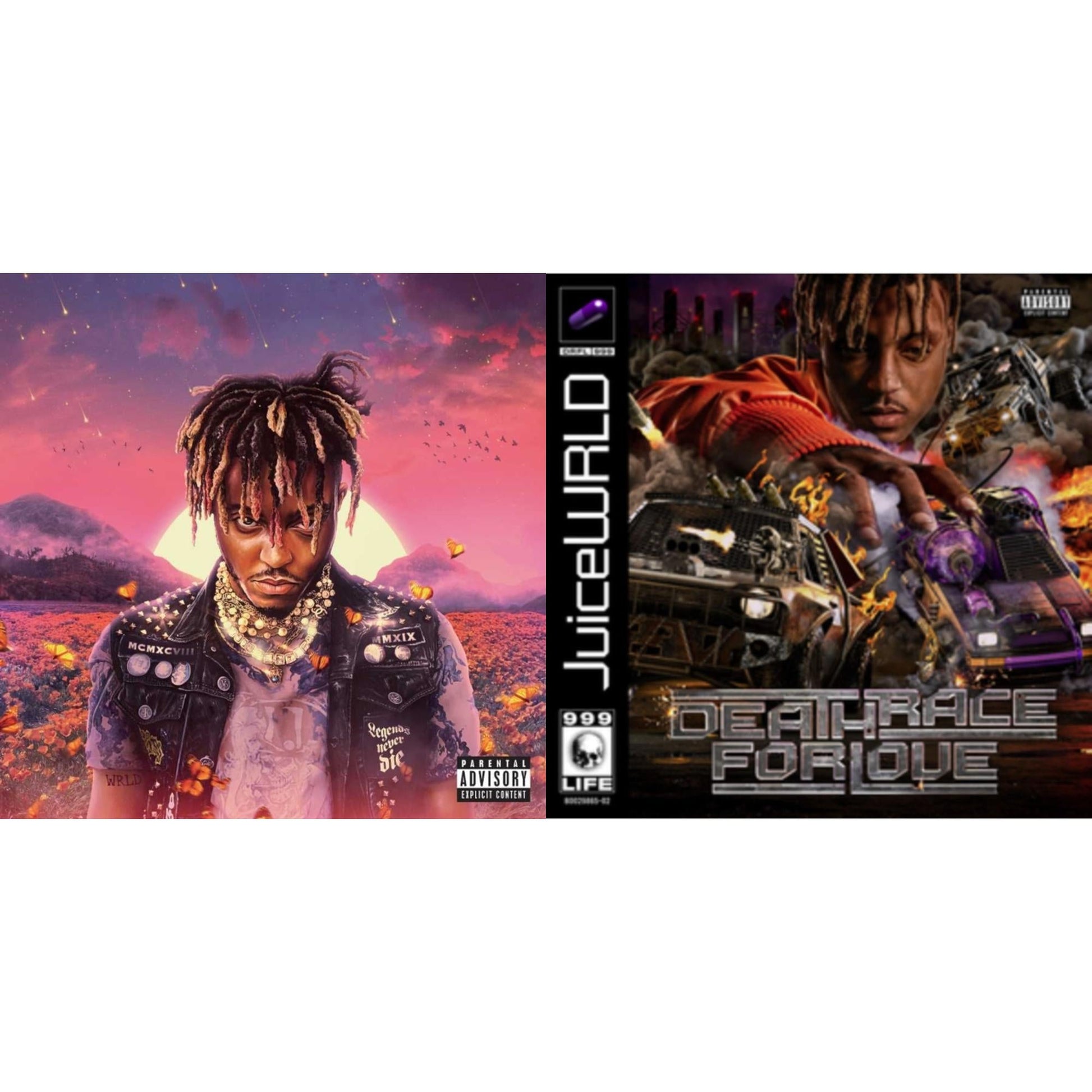 Juice Wrld - Legends Never Die (X) & Death Race For Love (X) - CD Bundle