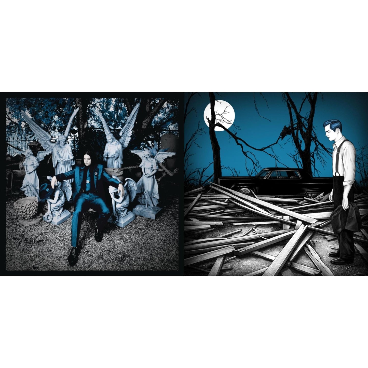 Jack White - Fear Of The Dawn (Astronomical Blue LP Vinyl) (I) & Lazaretto (180G)