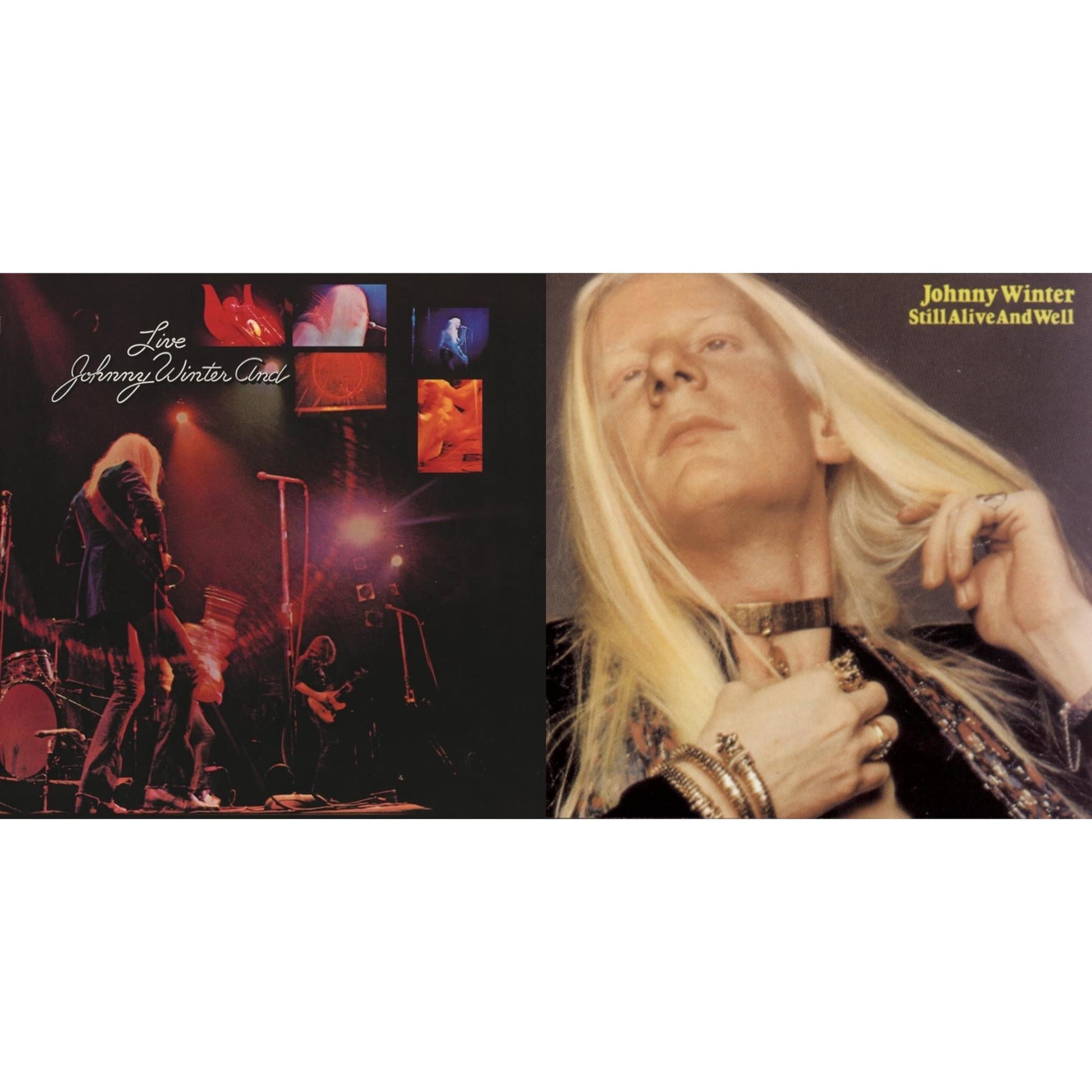 Johnny Winter - Live & Still Alive & Well - CD Bundle