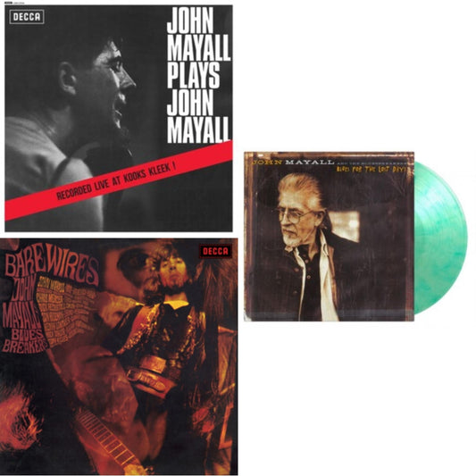 John & The Bluesbreakers Mayall - John Mayall Plays John Mayall & Bare Wires & Blues For The Lost Days (Green Marbled LP Vinyl/180G)