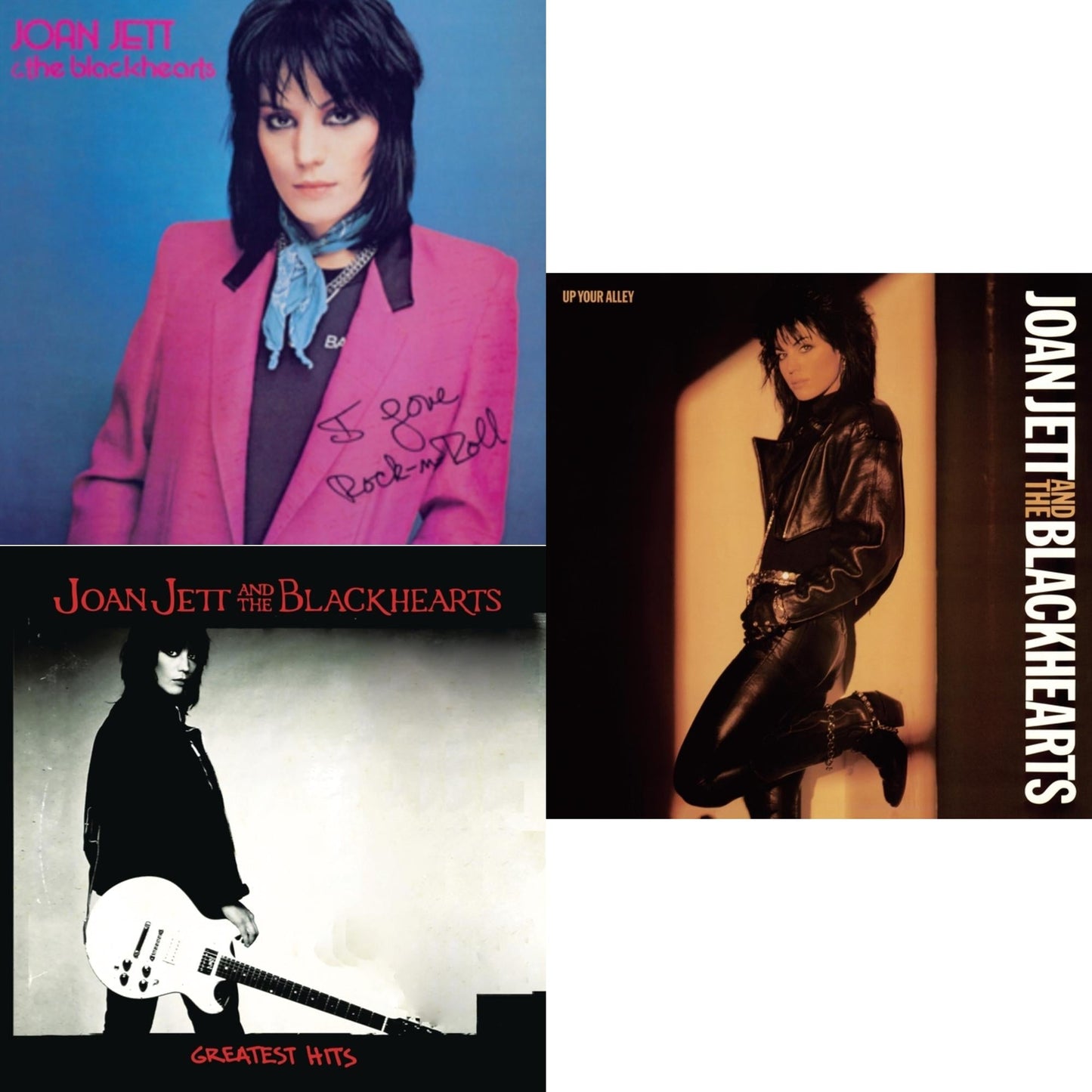 Joan & The Blackhearts Jett - I Love Rock 'N' Roll (150G/Dl Insert) & Up Your Alley (140G) & Greatest Hits - LP Vinyl Bundle