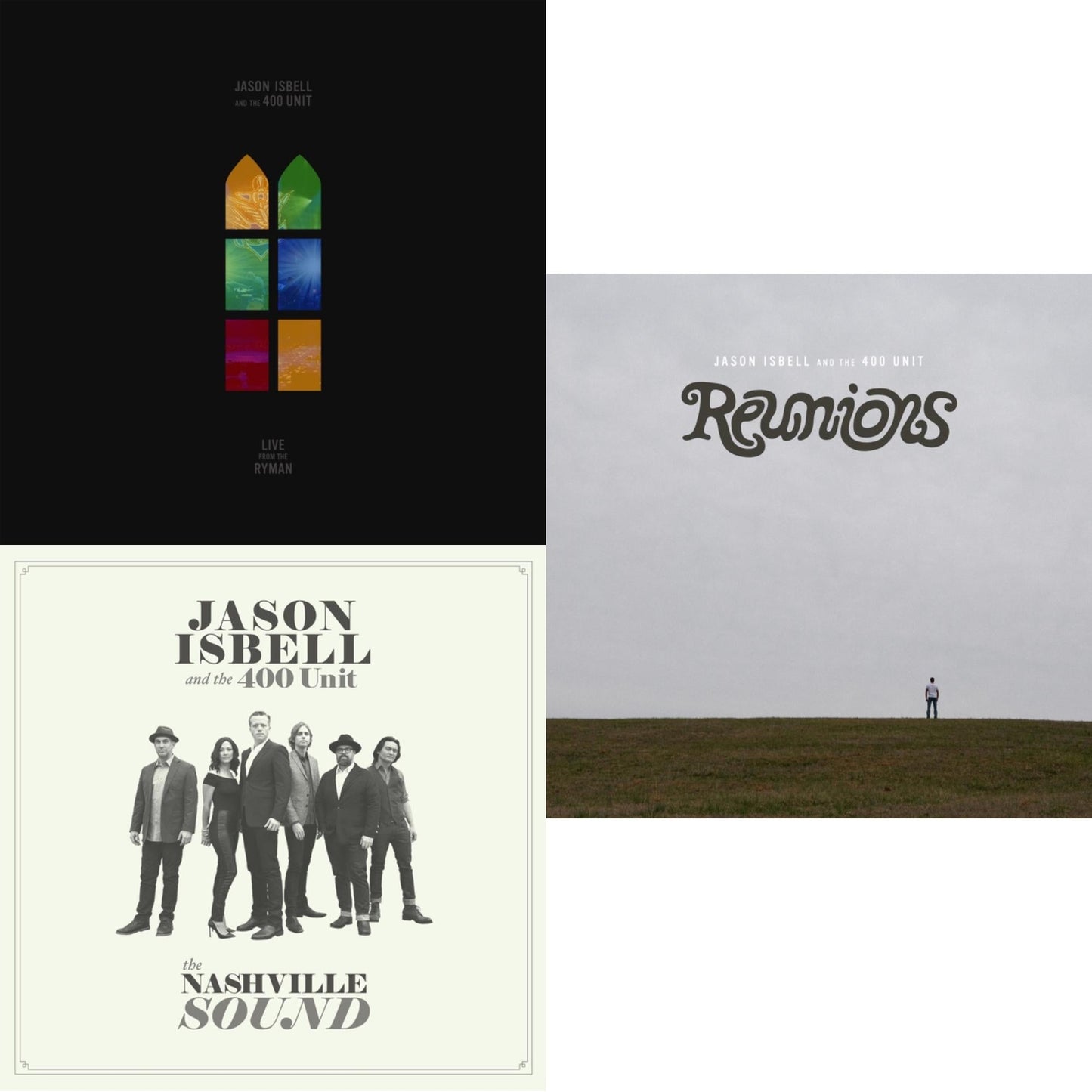 Jason & The 400 Unit Isbell - Reunions & Nashville Sound & Live From The Ryman - LP Vinyl Bundle