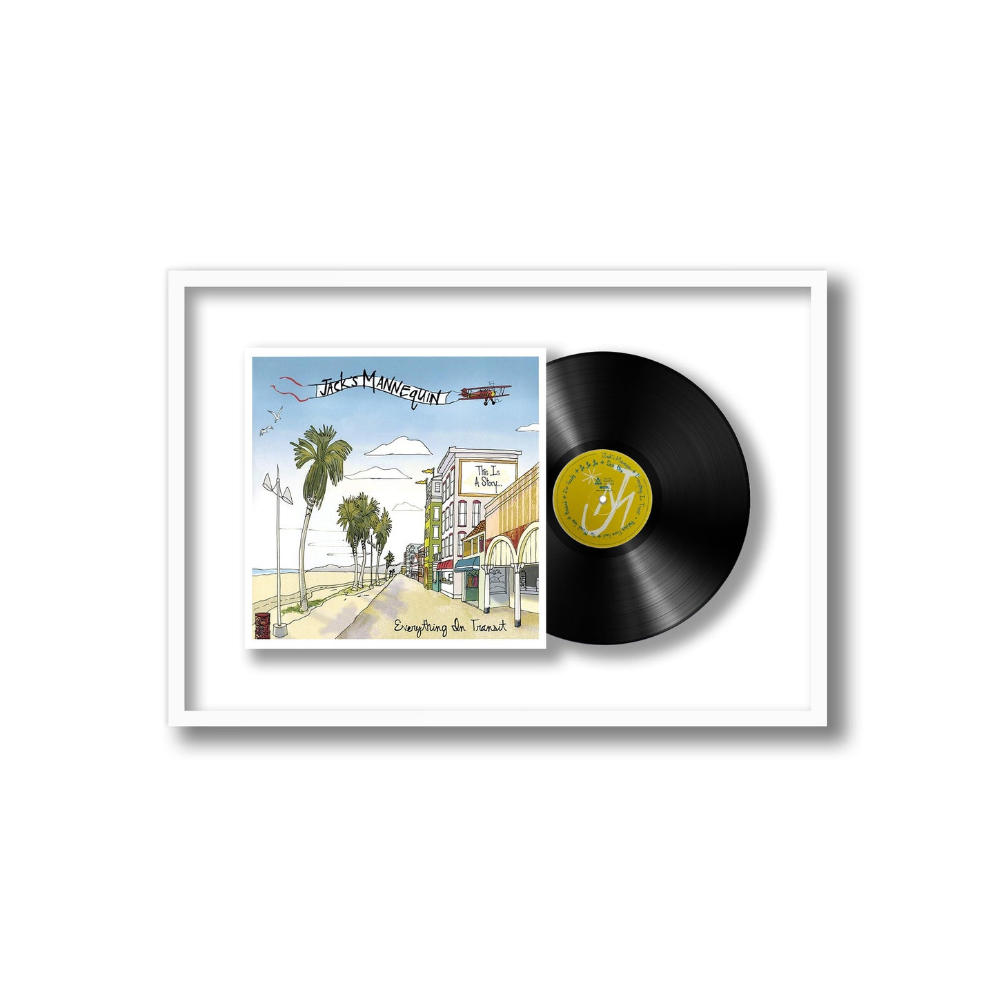 Jack's Mannequin Everything In Transit Framed Vinyl Record