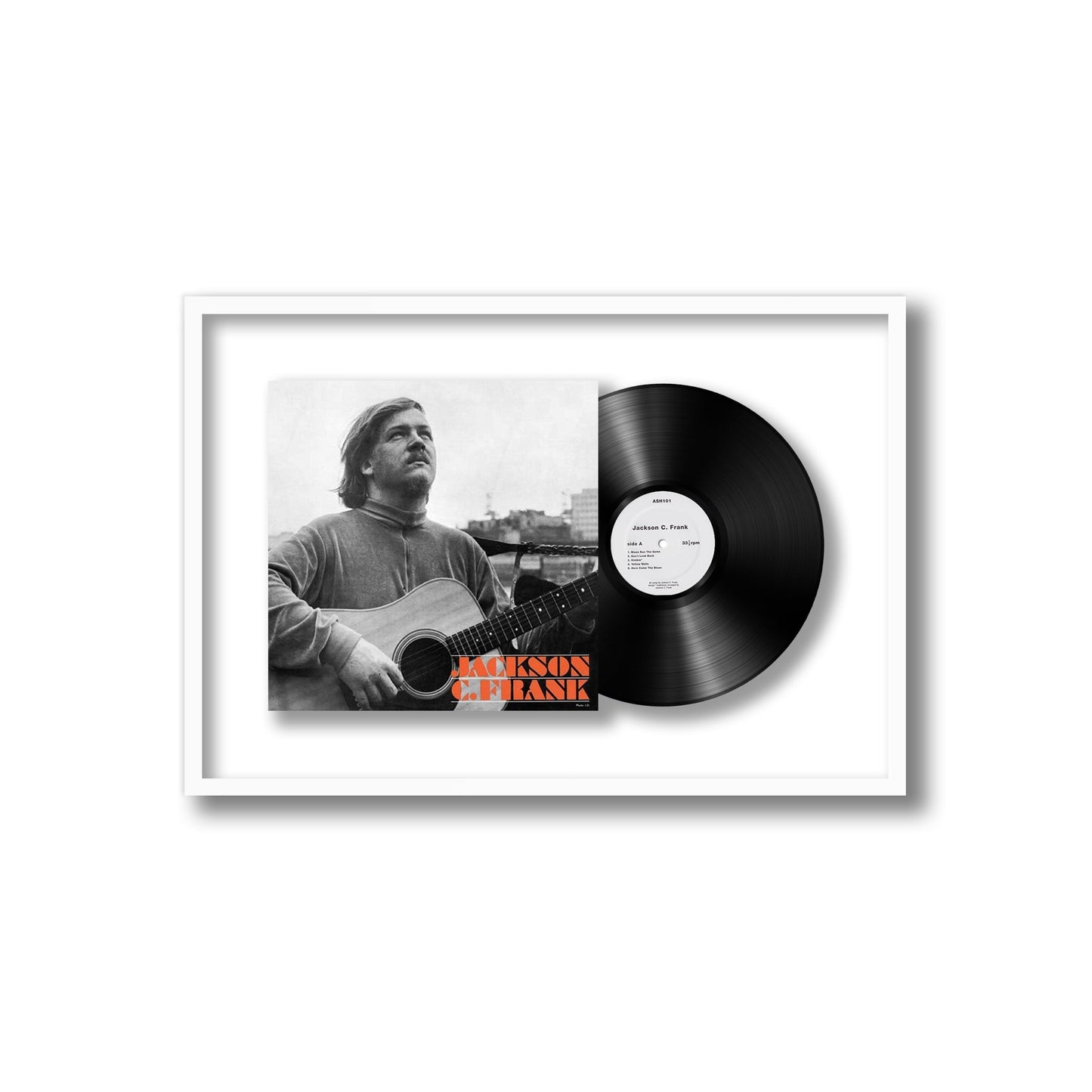 Jackson C Frank Framed Vinyl Record