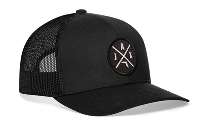 Jacksonville Trucker Hat  |  Black JAX X Snapback