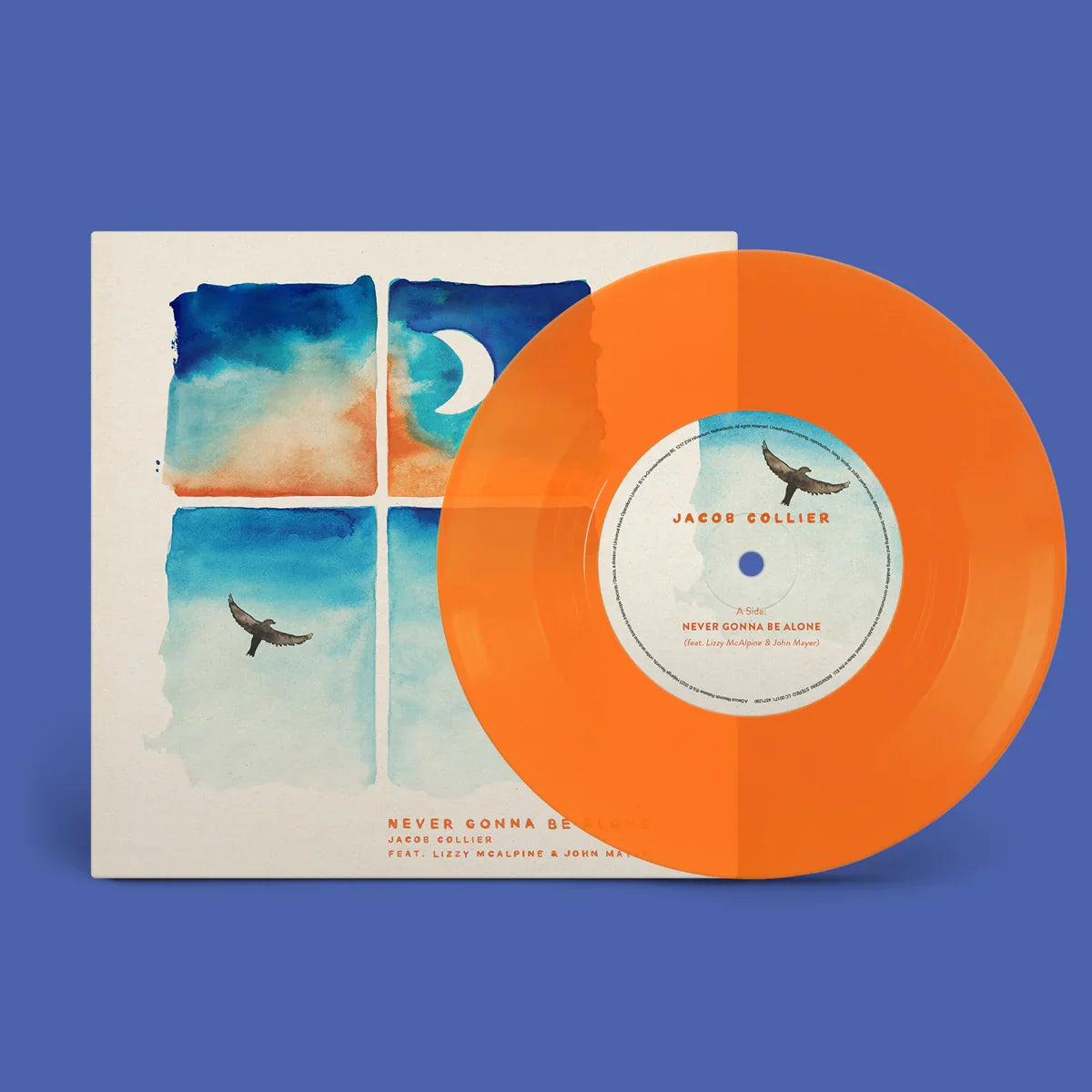 Jacob Collier, Lizzy McAlpine & John Mayer - Never Gonna Be Alone [Orange] Vinyl Record