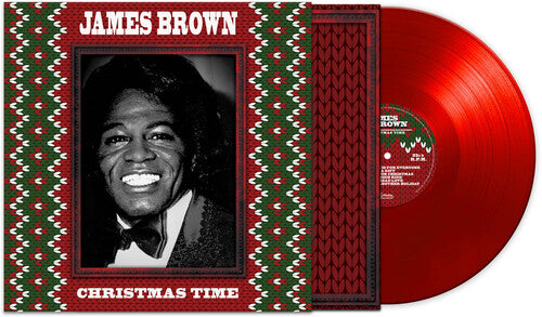 James Brown  Christmas Time  Red Vinyl Record