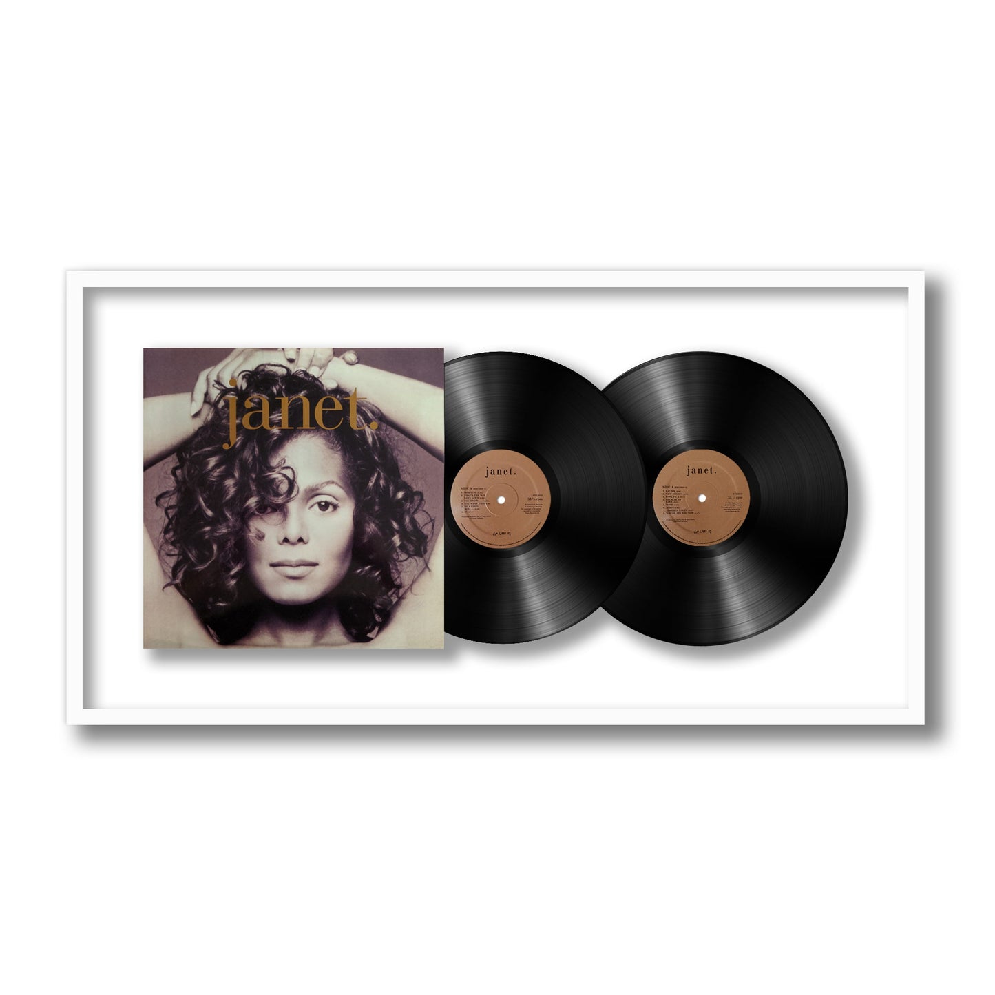 Janet Jackson Framed Vinyl Record