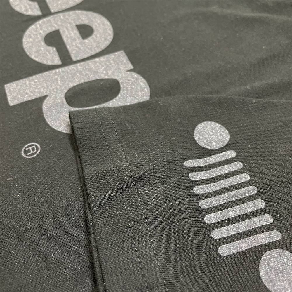 Jeep® Text Blackout Mens T Shirt Black