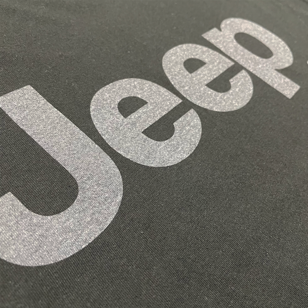 Jeep® Text Blackout Mens T Shirt Black