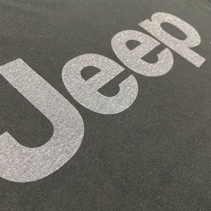 Jeep® Text Blackout Mens T Shirt Black
