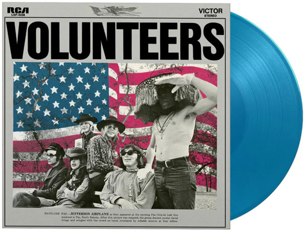 Jefferson Airplane – Volunteers (180 Gram Blue LP Vinyl) Vinyl Record