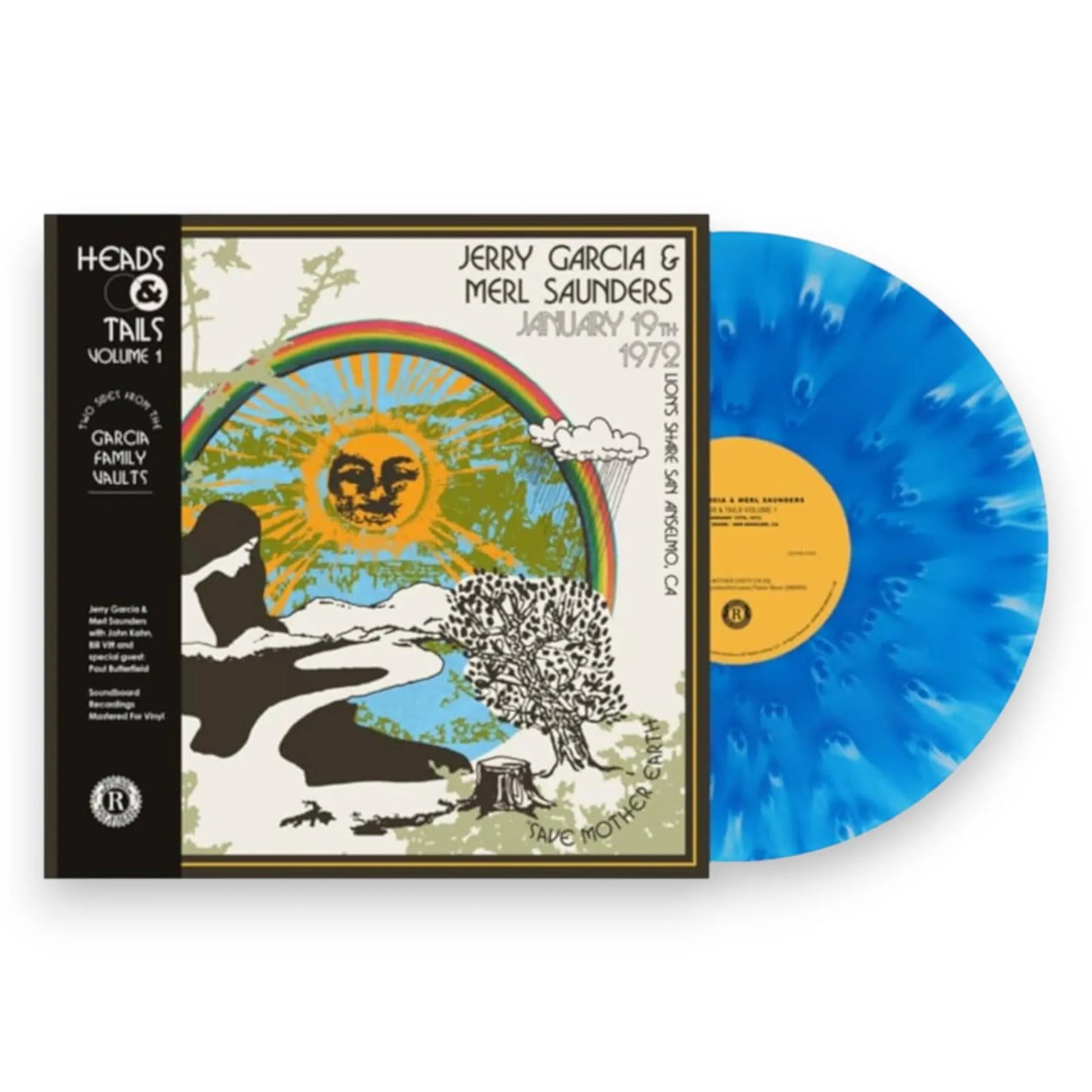 Jerry Garcia Band – Heads & Tails Vol. 1 (Cloudy Blue LP Vinyl) Vinyl Record