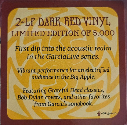 Jerry Garcia – GarciaLive Vol. 14: January 27th, 1986 - The Ritz (Red 2-LP Vinyl) Vinyl Record