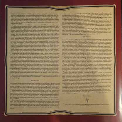 Jerry Garcia – GarciaLive Vol. 14: January 27th, 1986 - The Ritz (Red 2-LP Vinyl) Vinyl Record