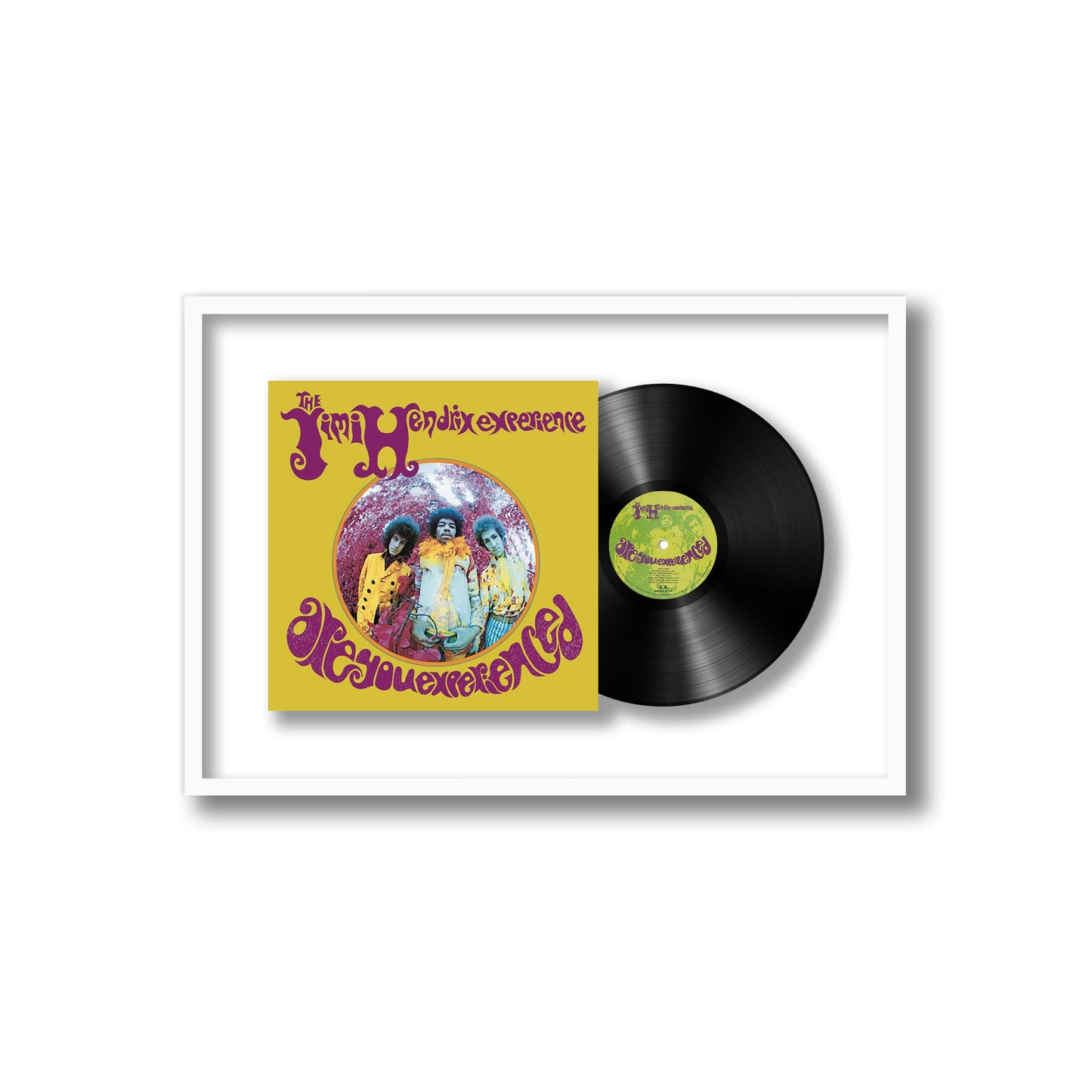 Jimi Hendrix Are You Experienced Framed Vinyl Record