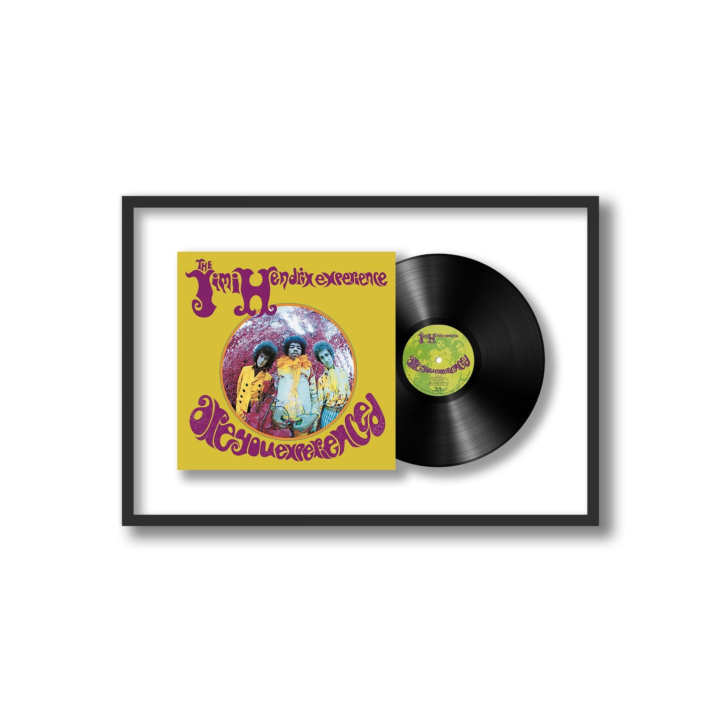 Jimi Hendrix Are You Experienced Framed Vinyl Record