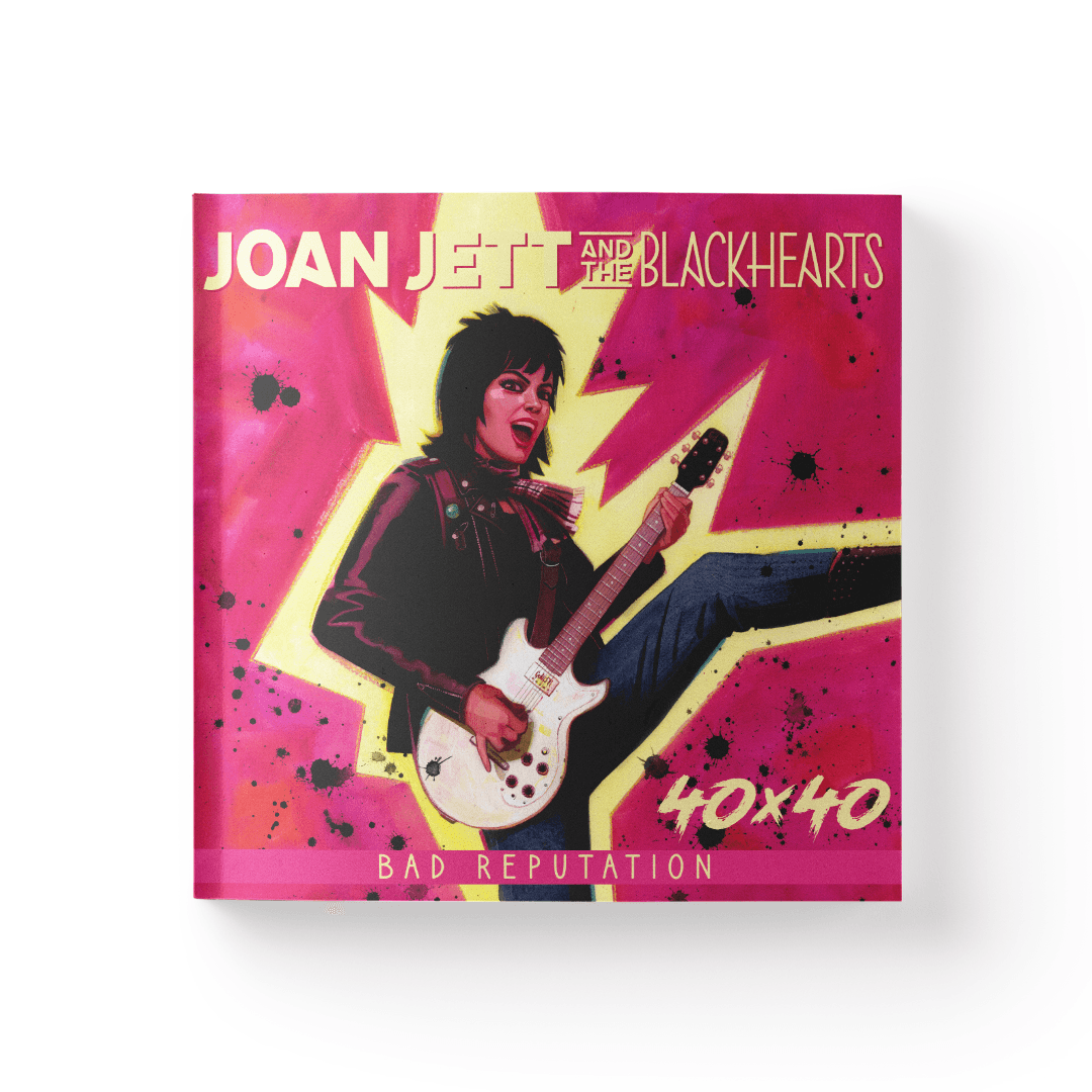 JOAN JETT & THE BLACKHEARTS 40x40 Bad Reputation/I Love Rock 'n' Roll Hardcover Book