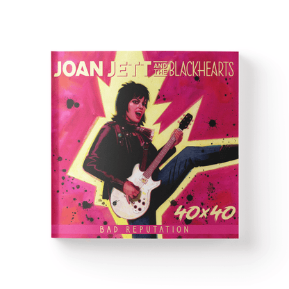 JOAN JETT & THE BLACKHEARTS 40x40 Bad Reputation/I Love Rock 'n' Roll Hardcover Book