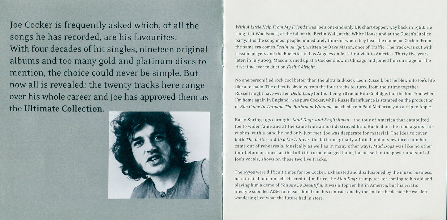Joe Cocker – Ultimate Collection Music CD