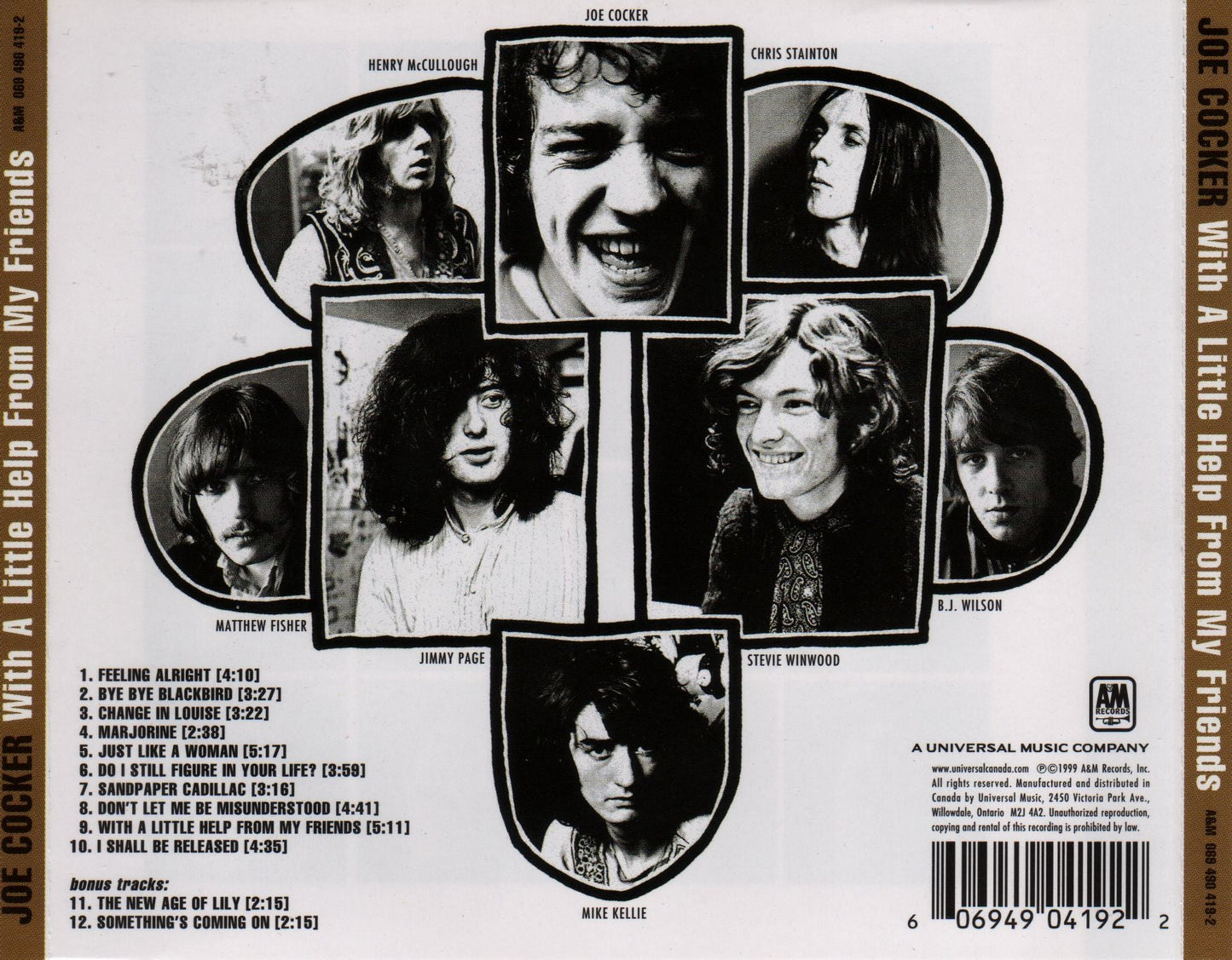 Joe Cocker – With a Little Help from My Friends Music CD